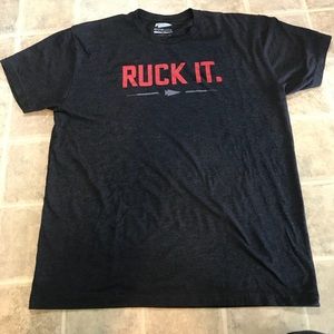 Go ruck men’s t shirt sz L gray graphics in great